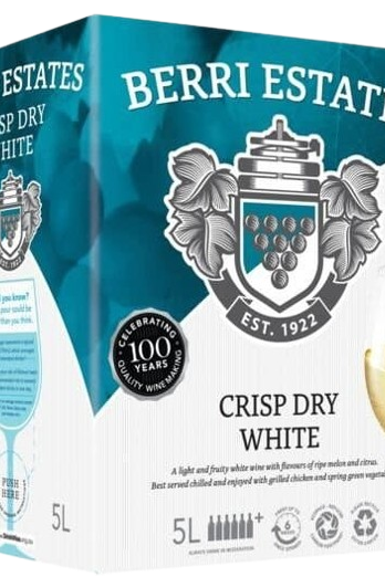 Berri Estates Crisp Dry White 5L