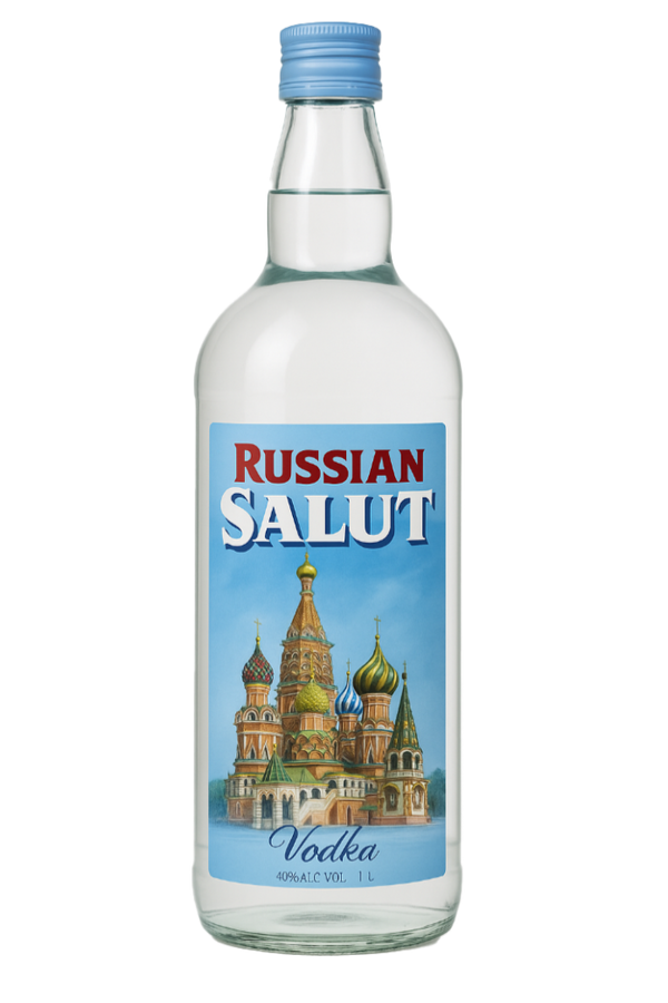 Russian Salut Vodka 1 Ltr