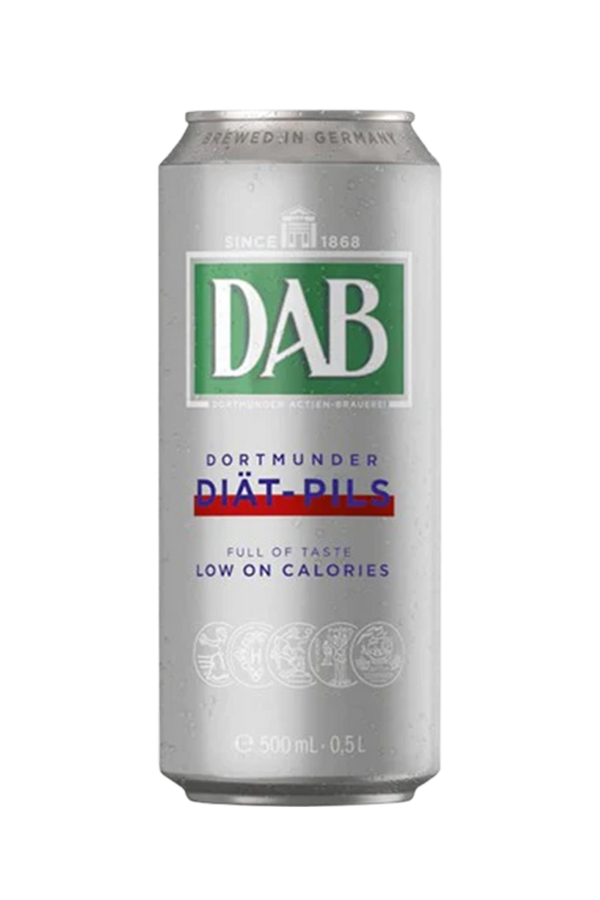 Dab Diat Pils Silver Premium German Pilsner Beer Can 50CL
