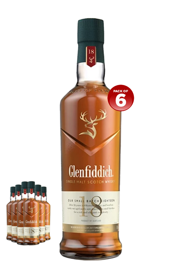 Glenfiddich 18Y Single Malt 70CL (PACK OF 6)