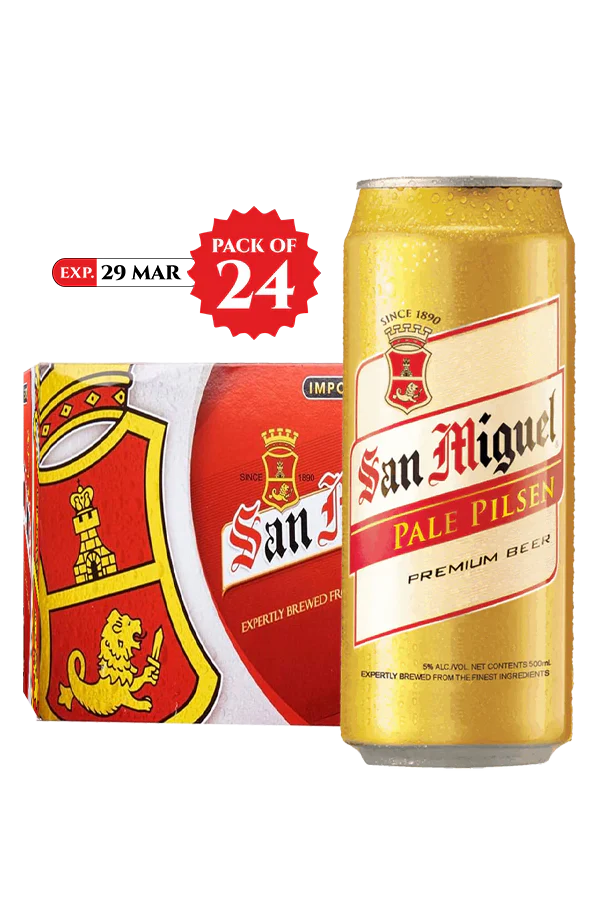 Sanmiguel Pale Pilsen Can 50cl CASE Of 24