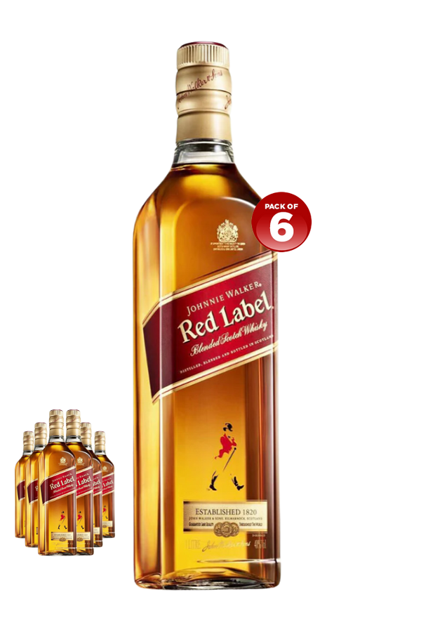 Johnnie Walker Red Label 1L (PACK OF 6)