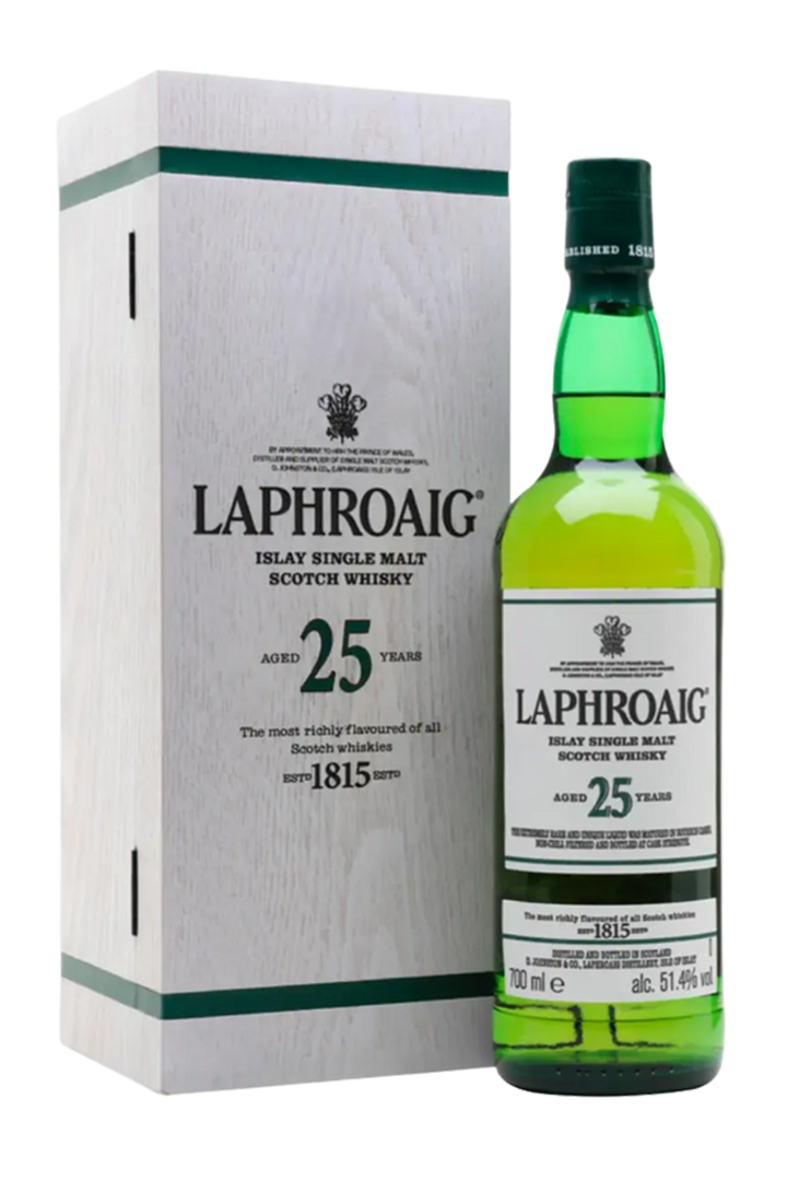 Laphroaig 25 Year Old Malt Whisky 70CL Laphroaig 25 Year Old Malt Whisky 70CL