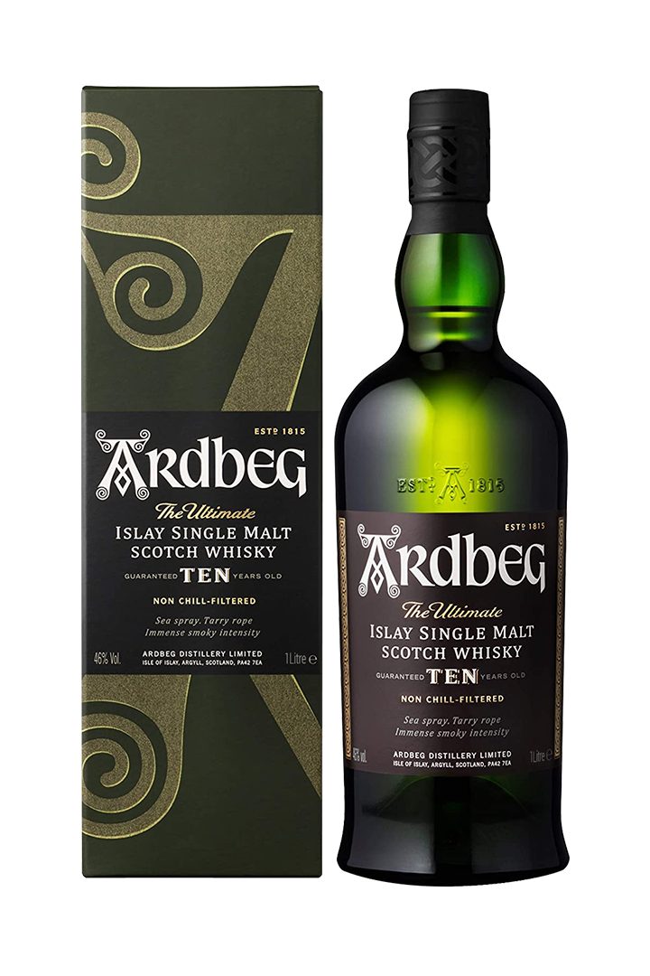Ardbeg 10Y Islay Single Malt Whiskey 70CL