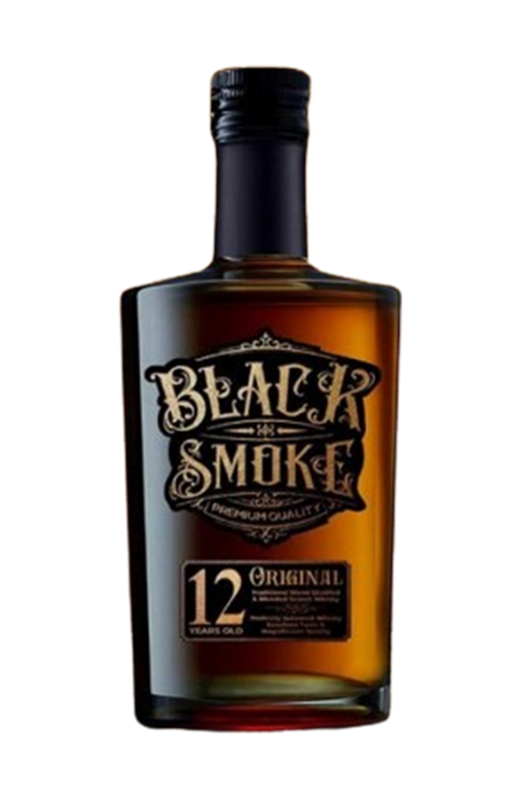 Black Smoke 12 Yo Whisky With Gbx 100 Cl