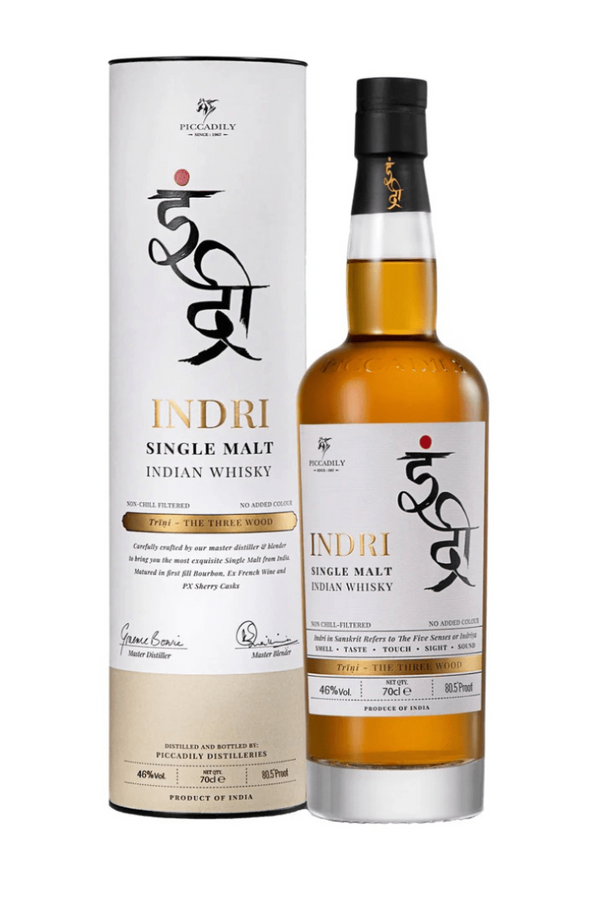 Indri Single Malt Indian Whisky 70 CL