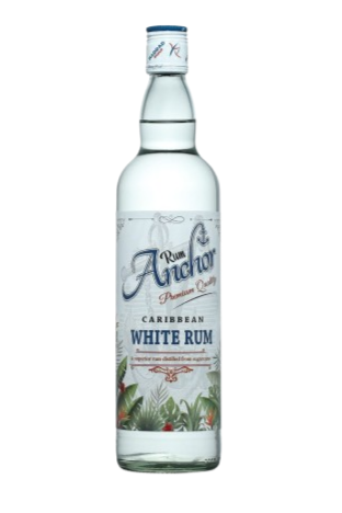Anchor Premium Quality Caribbean White Rum 1L
