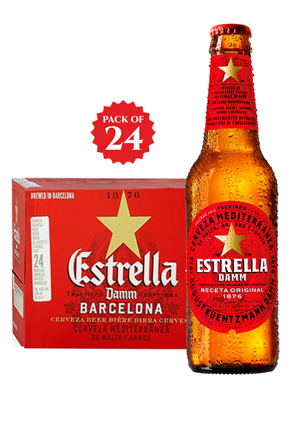 Estrella Damm Lager Bottle 33CL