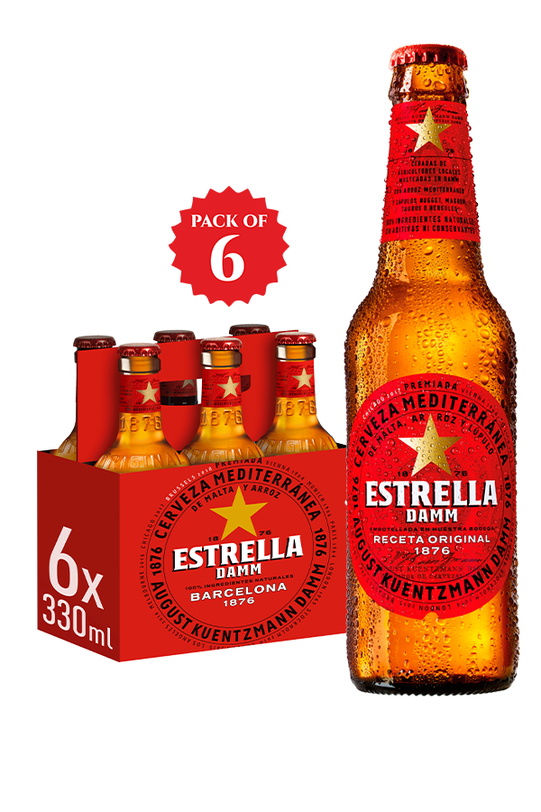 Estrella Damm Lager Bottle 33CL