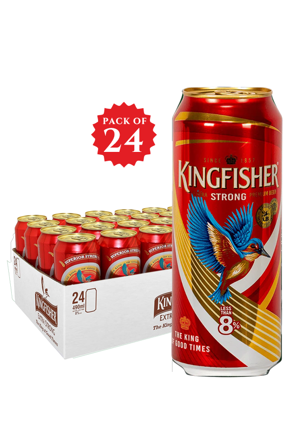 King Fisher Extra Strong Beer Can 50CL