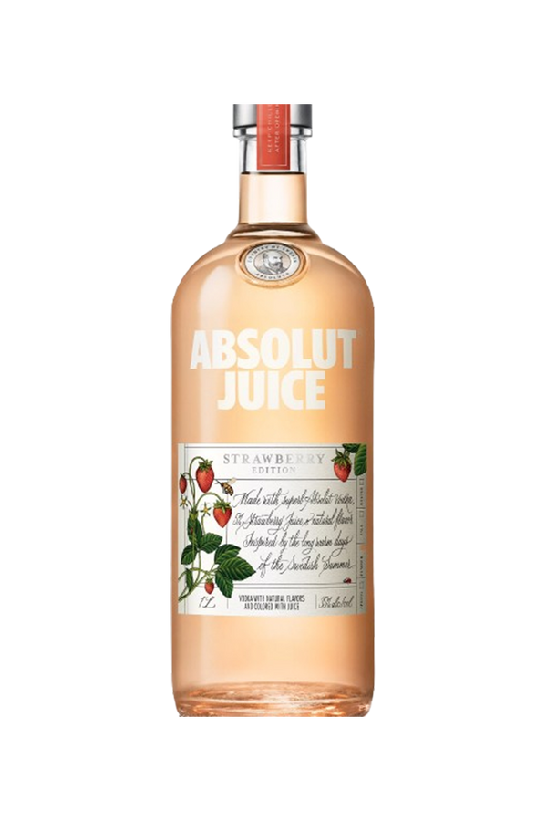 Absolut Juice Strawberry Swedish vodka 500ml bottle