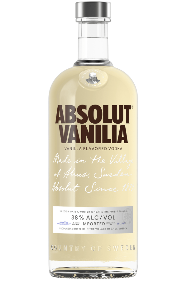 Absolut Vanilia vanilla flavoured Swedish vodka 1 litre bottle