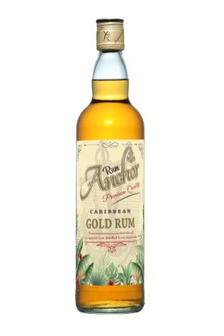 Anchor Caribbean gold rum 1 litre bottle
