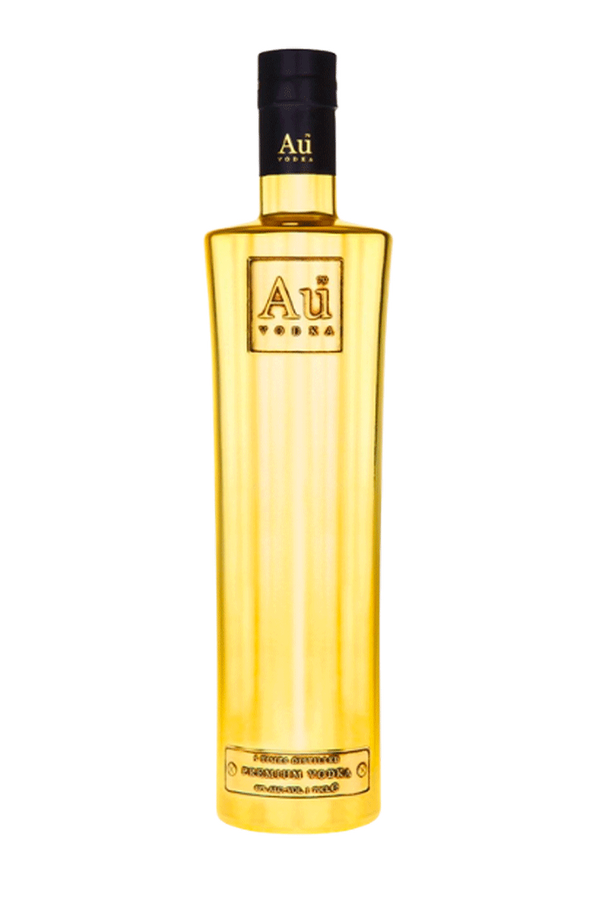 AU Vodka British vodka 700ml gold bottle