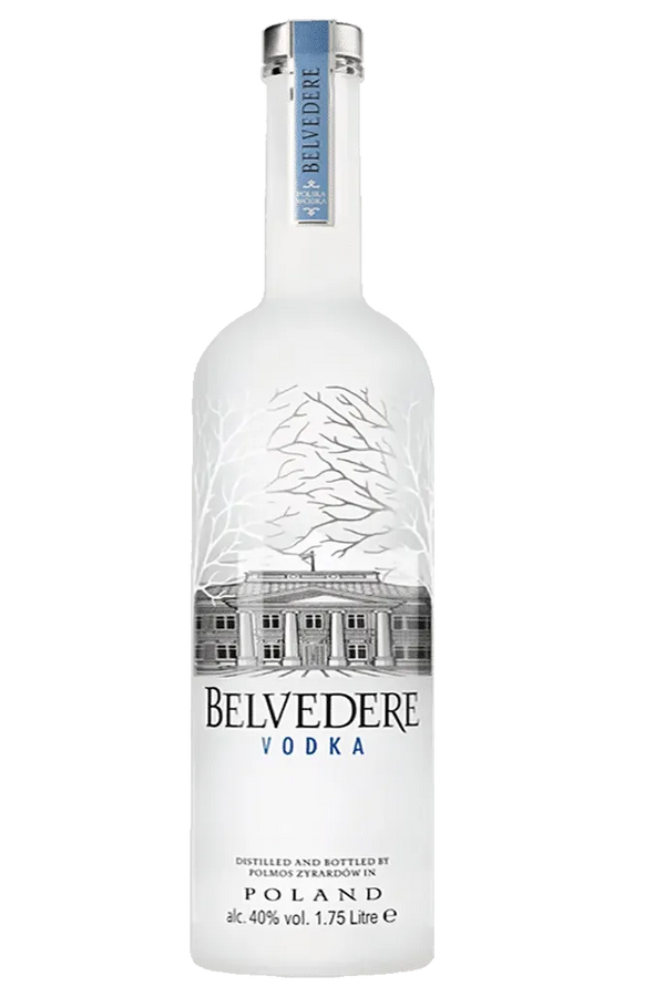 Belvedere Polish rye vodka 1.75 litre bottle