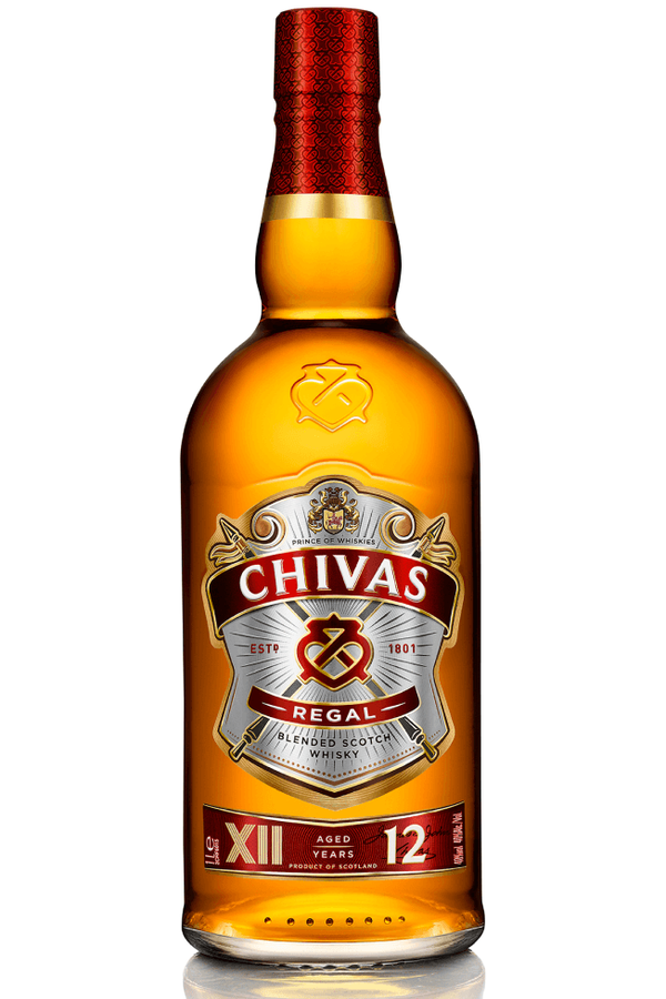Chivas Regal 12 year old blended Scotch whisky 1 litre bottle