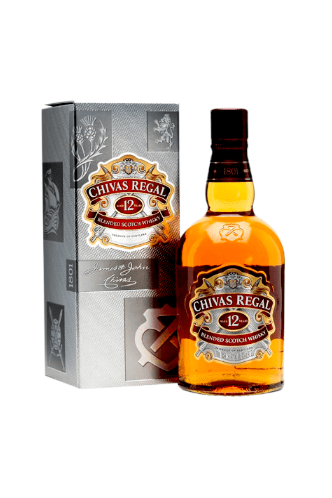 Chivas Regal 12 year old blended Scotch whisky 750ml bottle