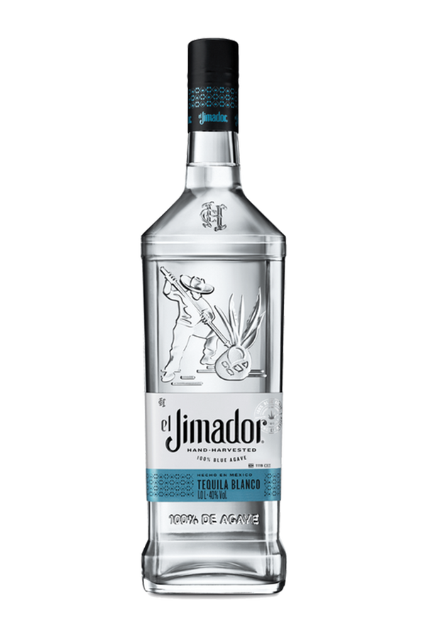 El Jimador Blanco Mexican agave tequila 1 litre bottle