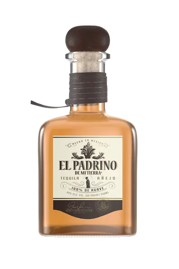 El Padrino De Mi Tierra Añejo Mexican tequila 750ml bottle