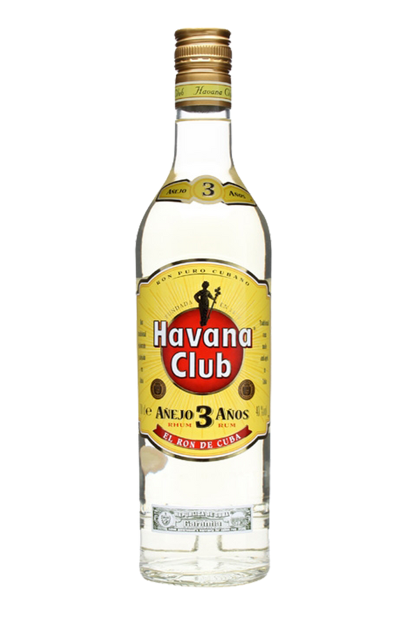 Havana Club Añejo 3 Años Cuban white rum 1 litre bottle