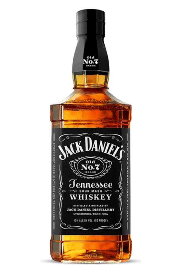 Jack Daniel's Old No. 7 Tennessee whiskey 1 litre square bottle