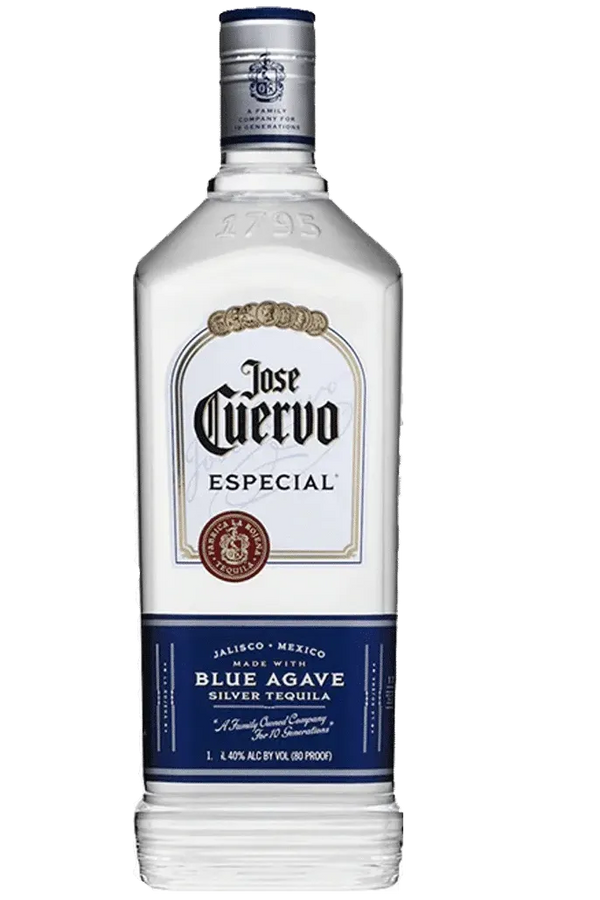 Jose Cuervo Especial Silver Mexican tequila 1 litre bottle