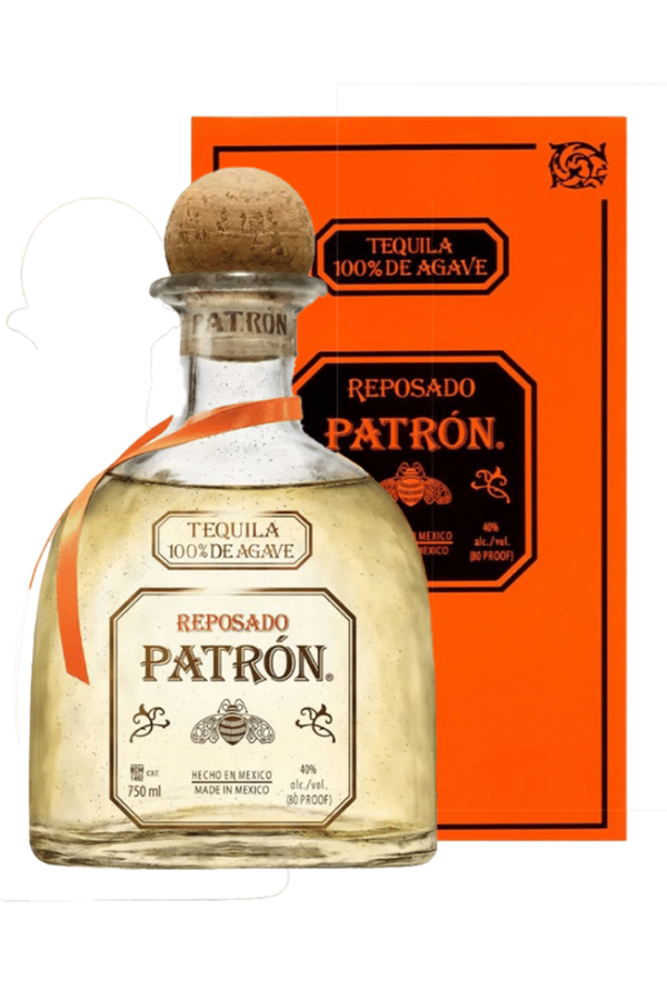 Patrón Reposado Mexican agave tequila 750ml handmade glass bottle