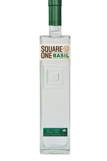Square One Basil organic rye vodka 700ml bottle