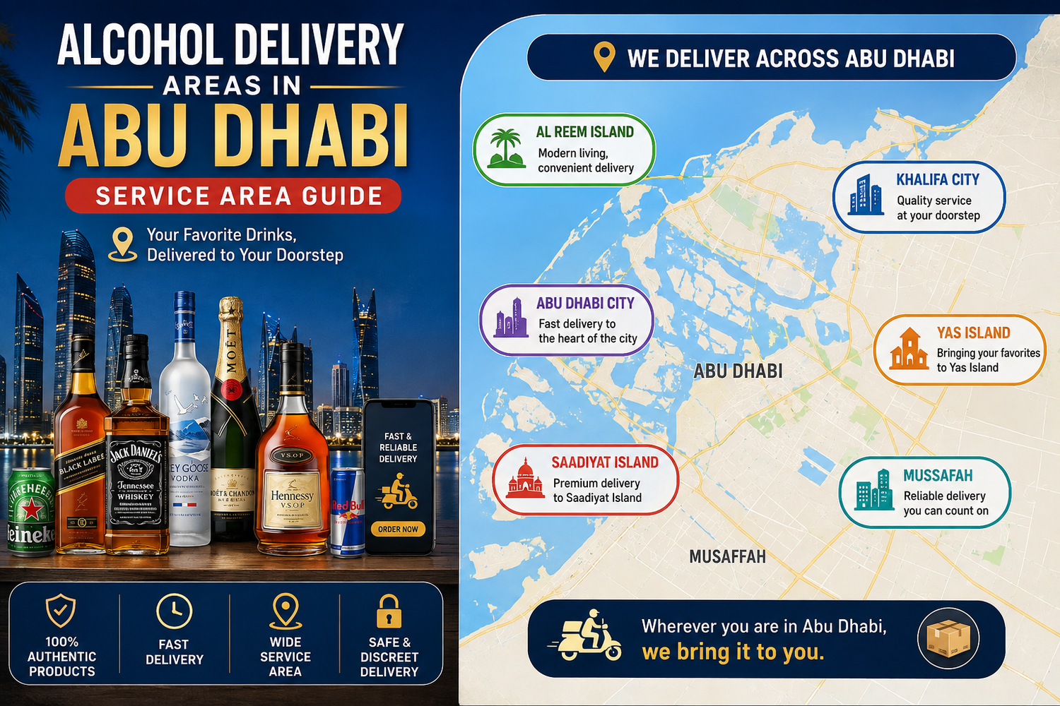 Alcohol Delivery Areas Abu Dhabi: Service Area Guide
