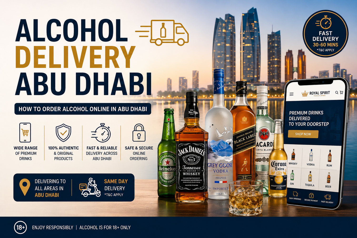 Alcohol Delivery Abu Dhabi – How to Order Alcohol Online in Abu Dhabi
