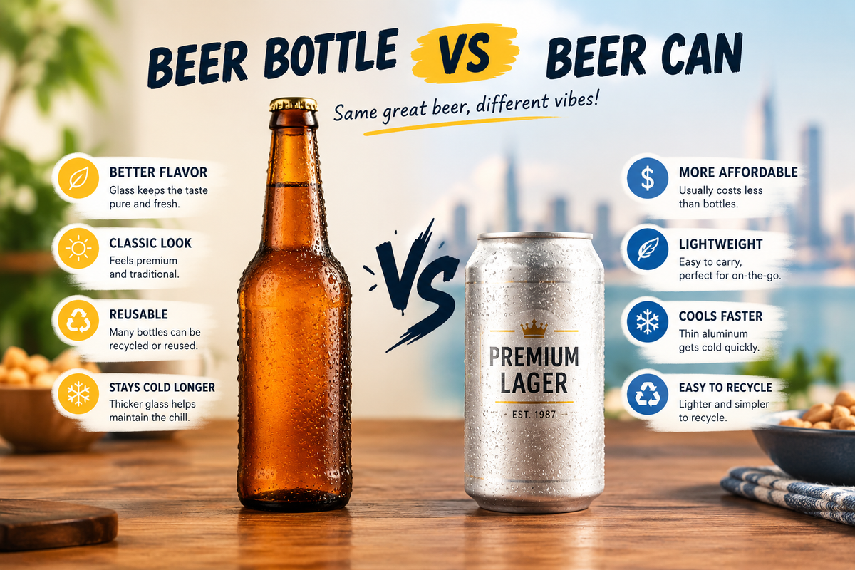 Beer Bottle vs Can: Does Packaging Affect Taste?