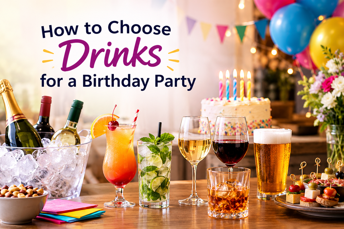 Birthday Party Drinks Guide: How to Choose Drinks for Your Guests