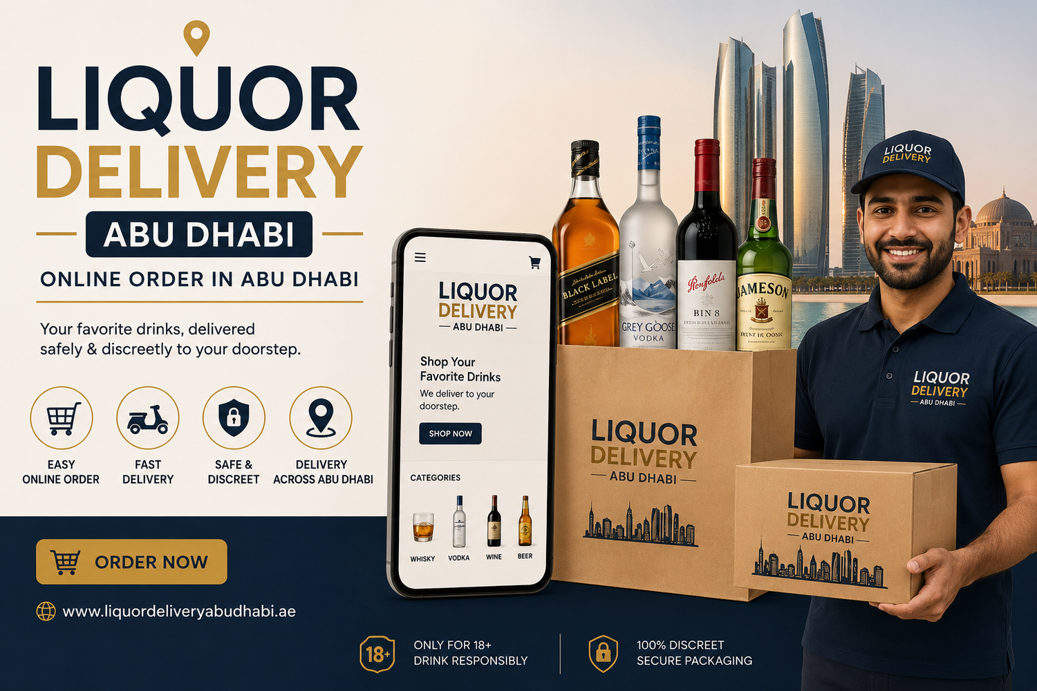 Liquor Delivery Abu Dhabi: Online Order in Abu Dhabi