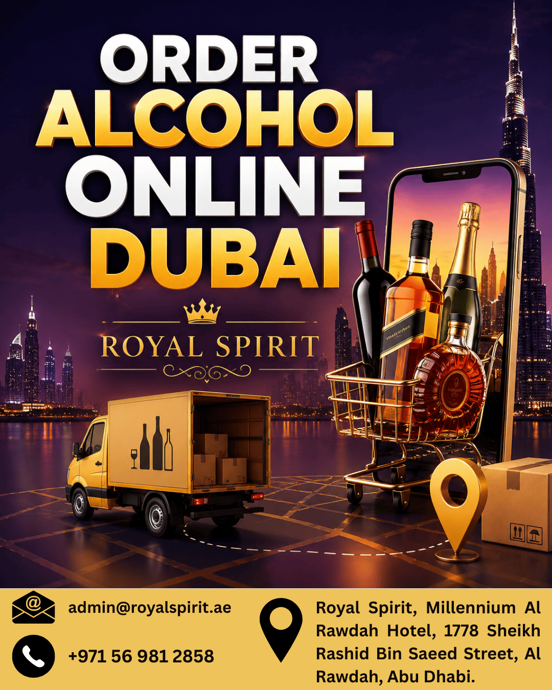 Order Alcohol Online Delivery | Buy Alcohol Online Abu Dhabi | Royal Spirit