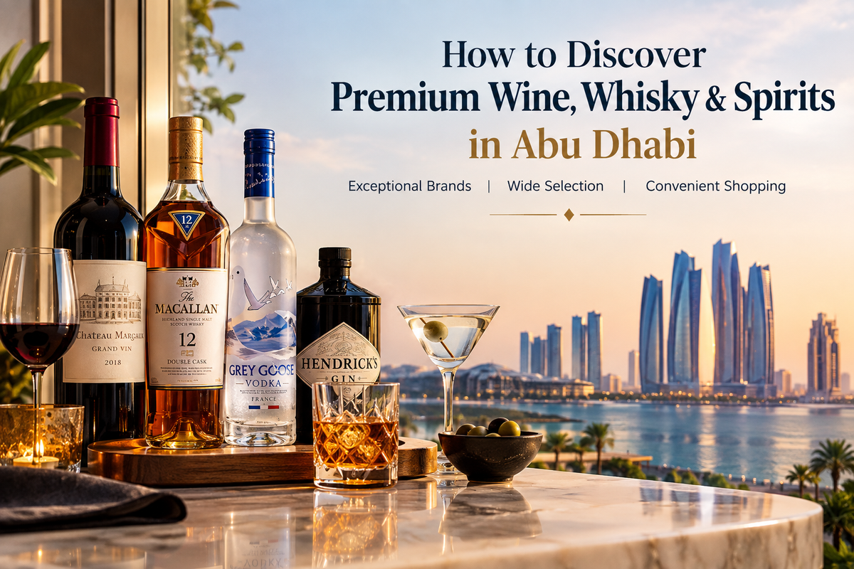 How to Discover Premium Wine, Whisky & Spirits in Abu Dhabi