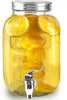 Square Glass Beverage Dispenser 4L with Tap