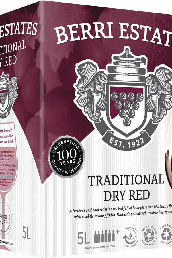 Berri Estates Traditional Dry Red 5L