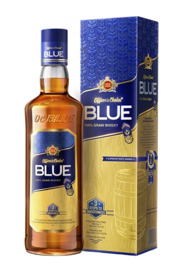 OFFICER'S CHOICE BLUE WHISKEY -75CL
