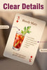 Watercolor Cocktail Recipe Cards, Whiskey & Vodka Drink Recipes, 54-Card Mixology Guide for Home Bar
