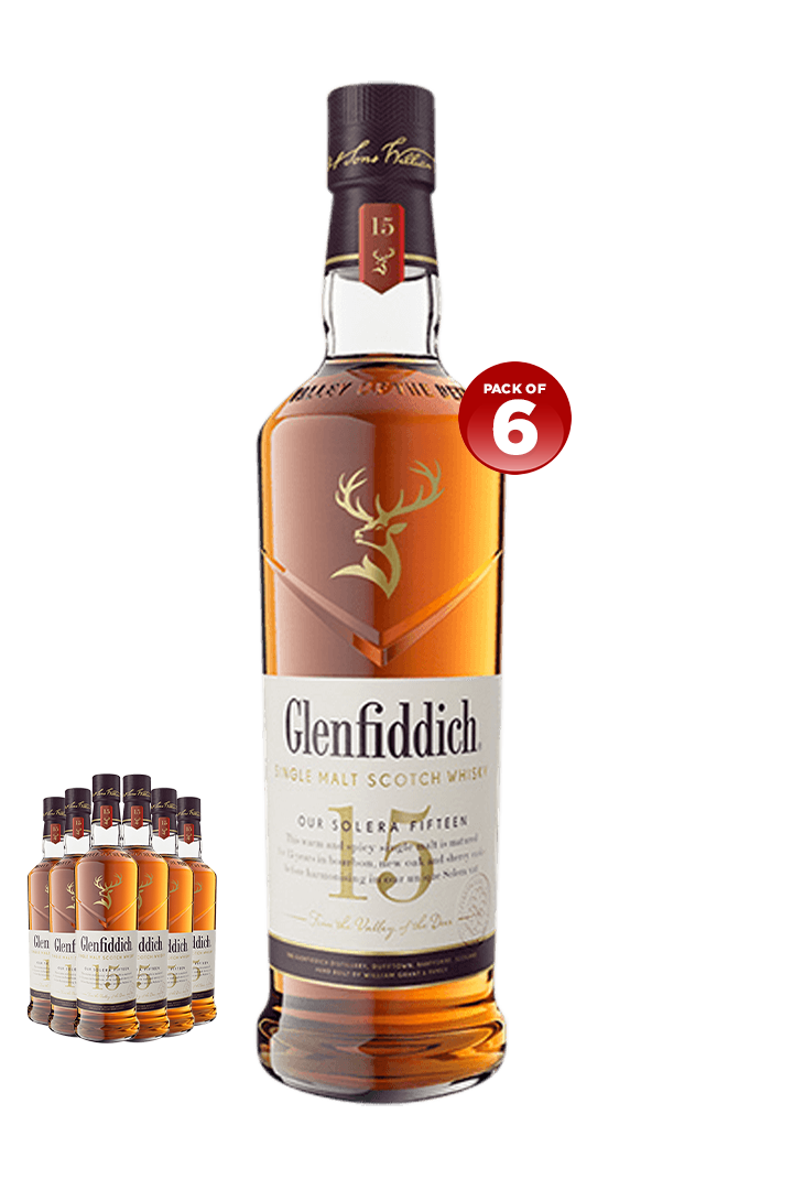 Glenfiddich 15Y Single Malt 70CL (PACK OF 6)