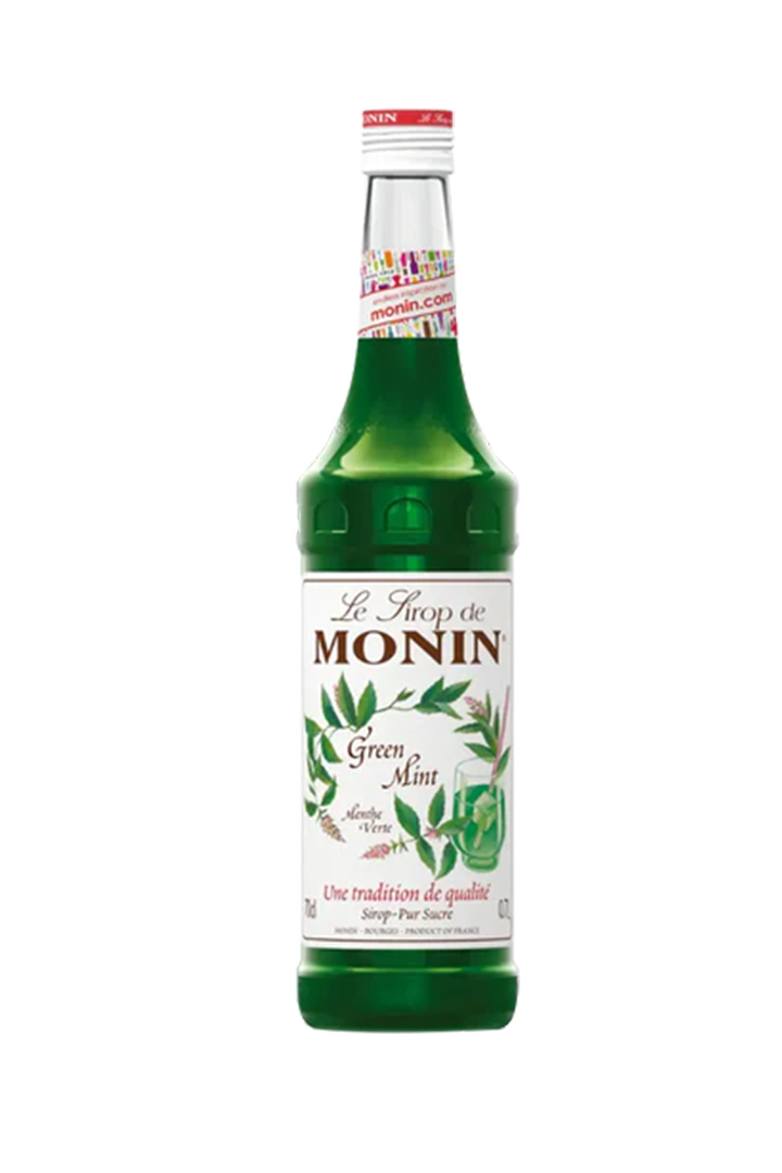 MONIN GREEN MINT SYRUP PURE 70CL