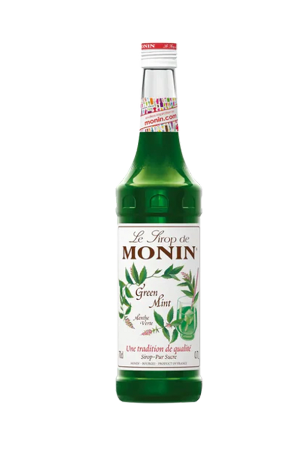 MONIN GREEN MINT SYRUP PURE 70CL