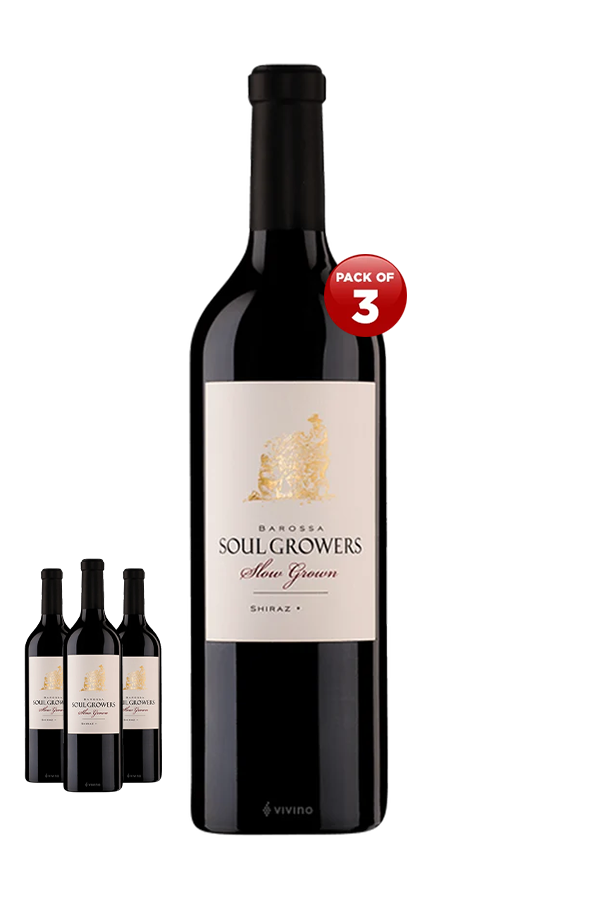 Soul Growers Slow Grown Shiraz 2022 75CL (Pack of 3)
