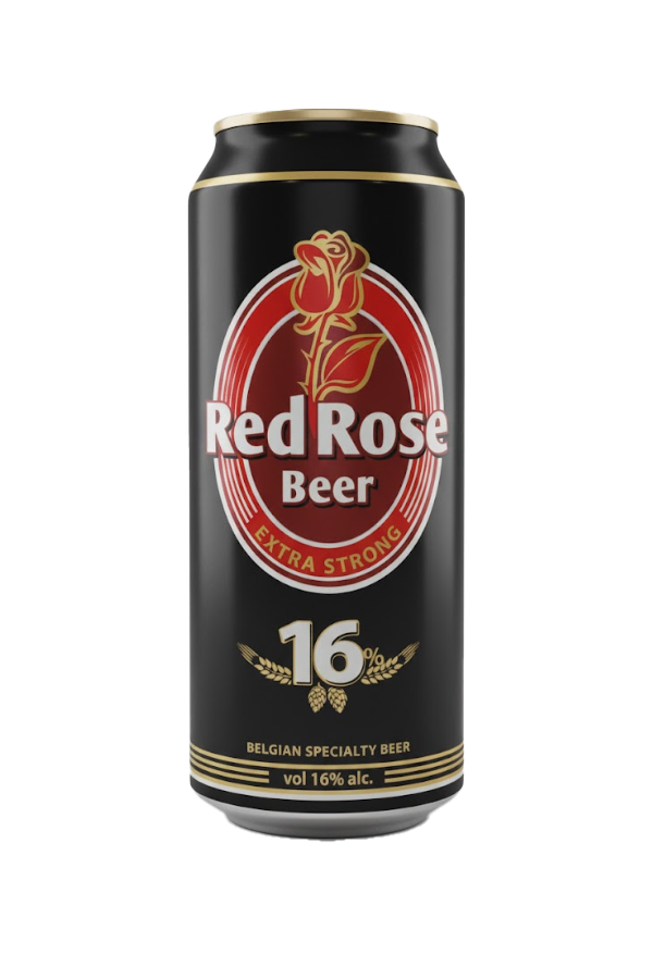 Red Rose Strong  16% Can 50CL
