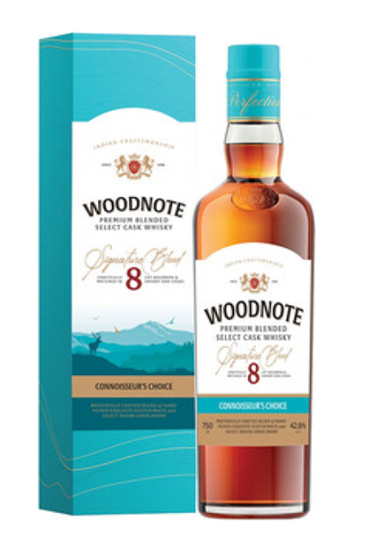 WOODNOTE PREMIUM BLENDED SELECTED CASK WHISKY 75CL