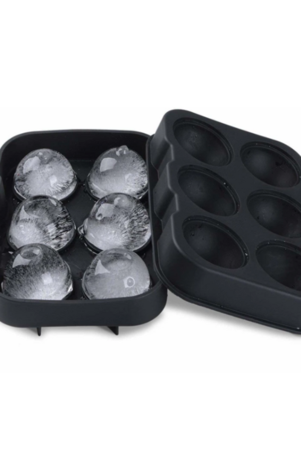 ice cube tray oval shape black