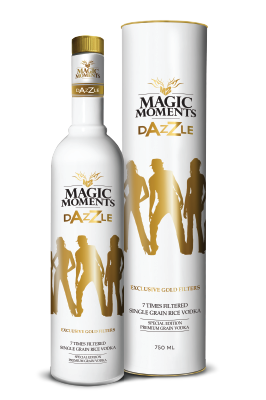 Magic Moments Dazzie Cannister Vodka 75 CL