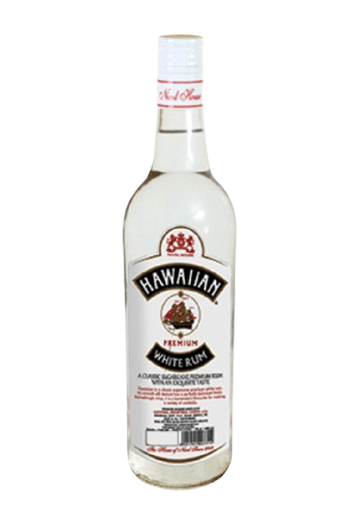 Hawaiian White Rum 75CL