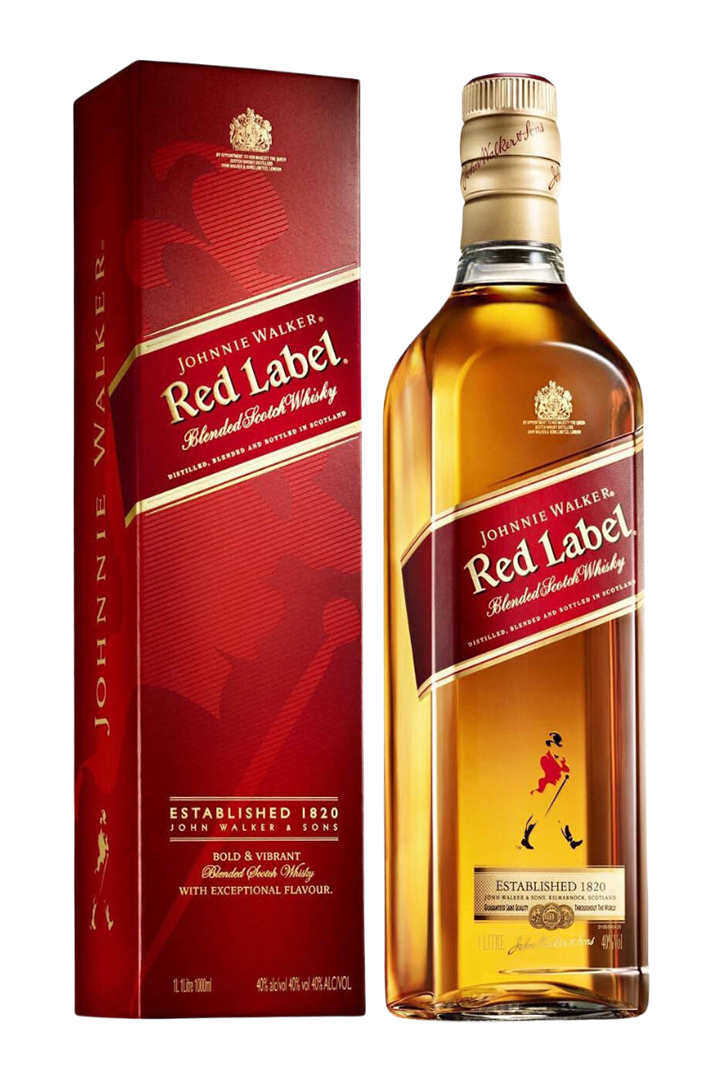 JOHNNIE WALKER RED LABEL-1LTR
