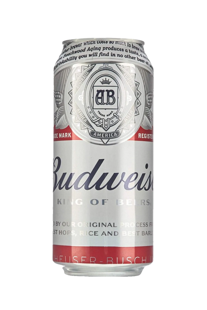 BUDWEISER BEER CAN-50CL